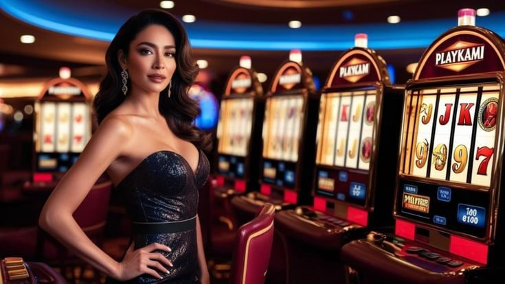 Tim nekototo dalam studio dealer langsung dengan kamera multi-sudut dan antarmuka permainan